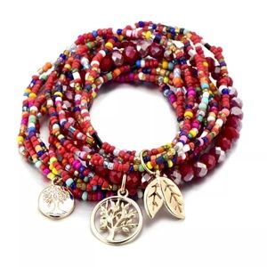 Bohemian Style Life of Tree Charm Bracelet